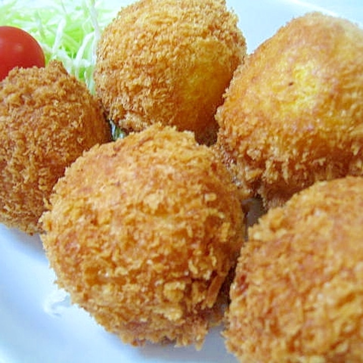 サクサク ホクホク 丸 いポテトコロッケ レシピ 作り方 By ミルク白うさぎ 楽天レシピ サクサク ホクホク 丸 いポテトコロッケ レシピ 作り方 By ミルク白うさぎ 楽天レシピ